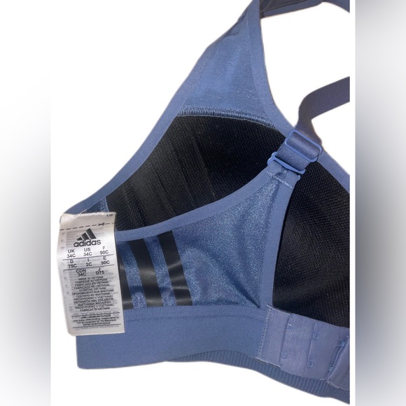 ADIDAS TLRD IMPACT TRAINING HIGH SUPPORT BRA 34C - Picture 3 of 3